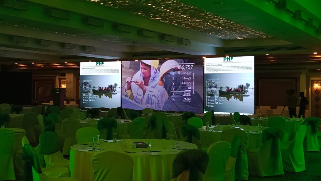 SMD screens on rent in islamabad Pakistan by Masscomm Solutions best event management company in Islamabad