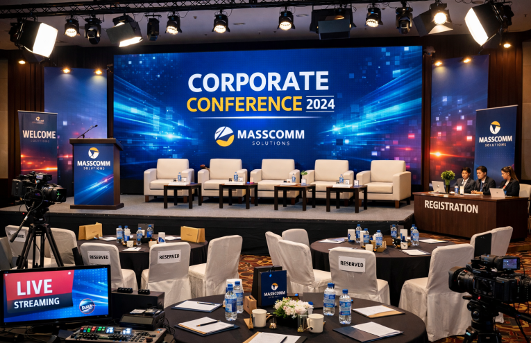 corporate events setup requirements