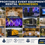 15 Profitable Event Equipment Rental Businesses Costs, Income & Most-Rented Equipment in 2026