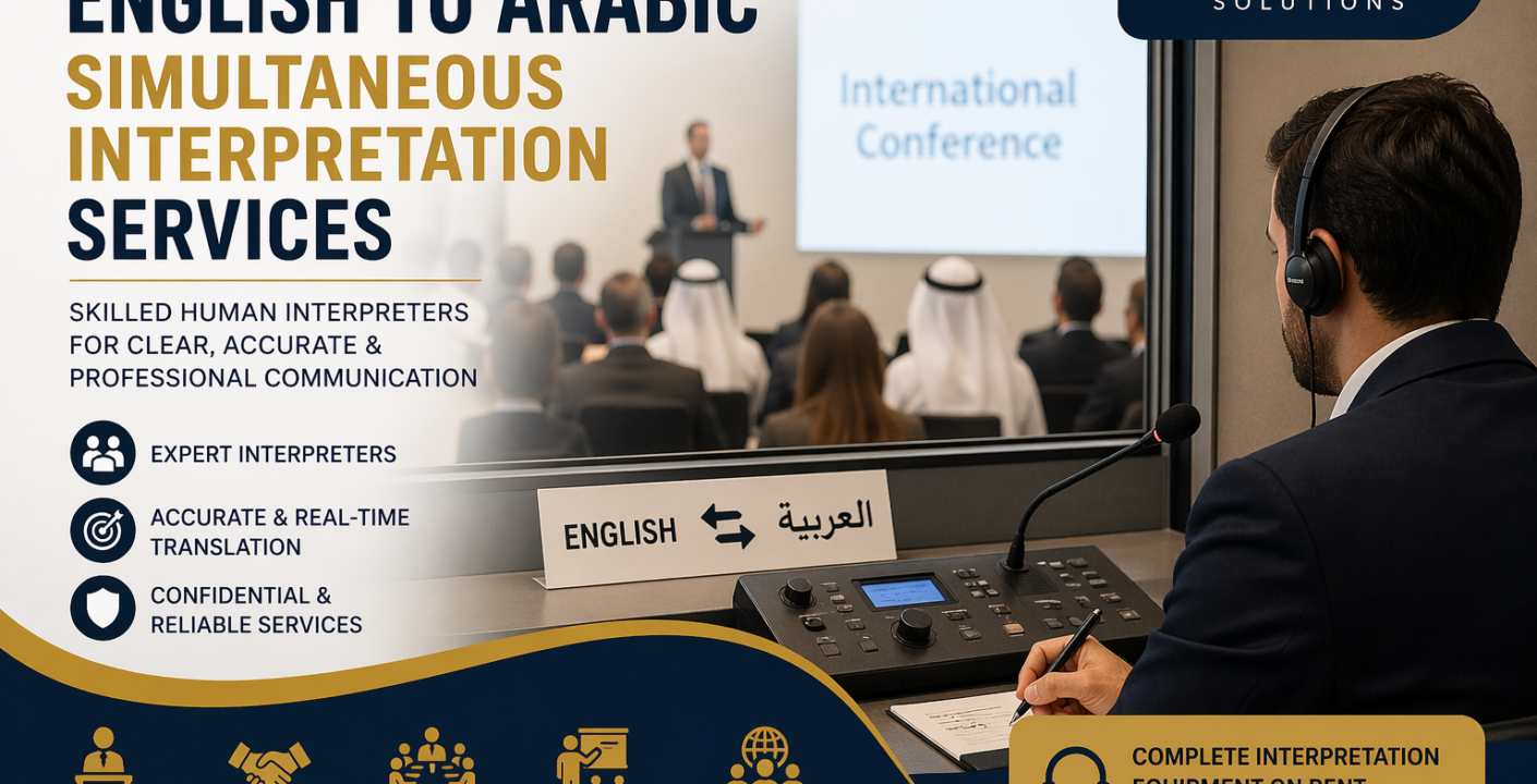 Arabic to English Simultaneous Interpretation Equipment Rental in Pakistan – MassComm Solutions